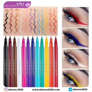 پک خط چشم رنگی ماژیکی هندیان اورجینال