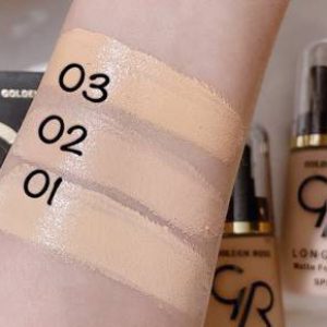 کرم پودر گلدن رز مدل ابریشمی SPF15