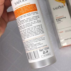 تونر 120 میل ویتامین سی برند سادور