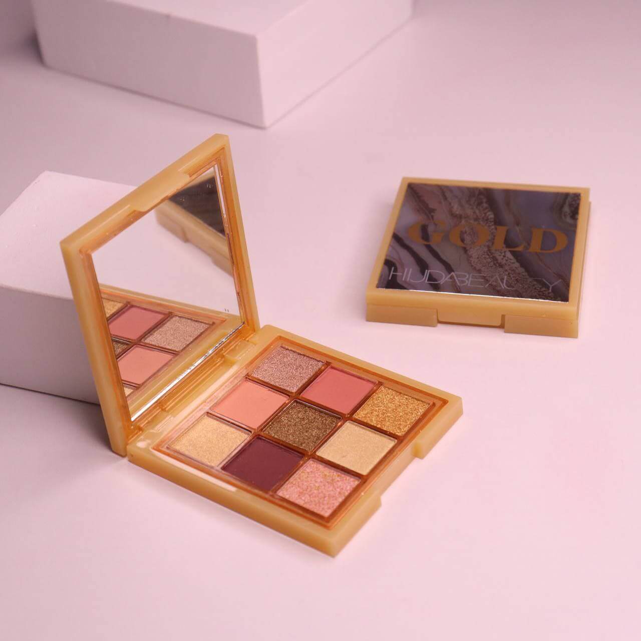 پالت سایه 9 رنگ هدی بیوتی HODA BEAUTY مدل گلد GOLD - Image 5