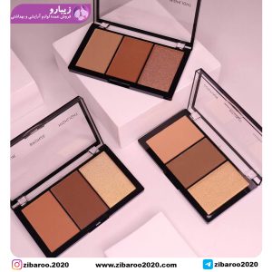 پالت كانتور و هایلایتر ۳ رنگ Gulflower