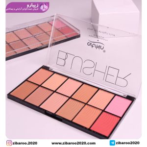 پالت رژگونه ۱۲ رنگ آرت اسکین