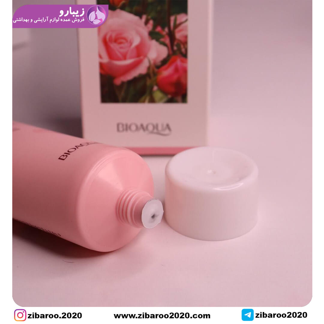 فوم شستشوی صورت گل رز بیواکوا - Image 6