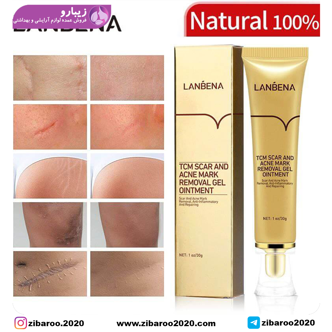 ژل کرم درمان جای جوش صورت و آکنه و اسکار لانبنا – Lanbena Tcm Scar And Acne Mark - Image 2