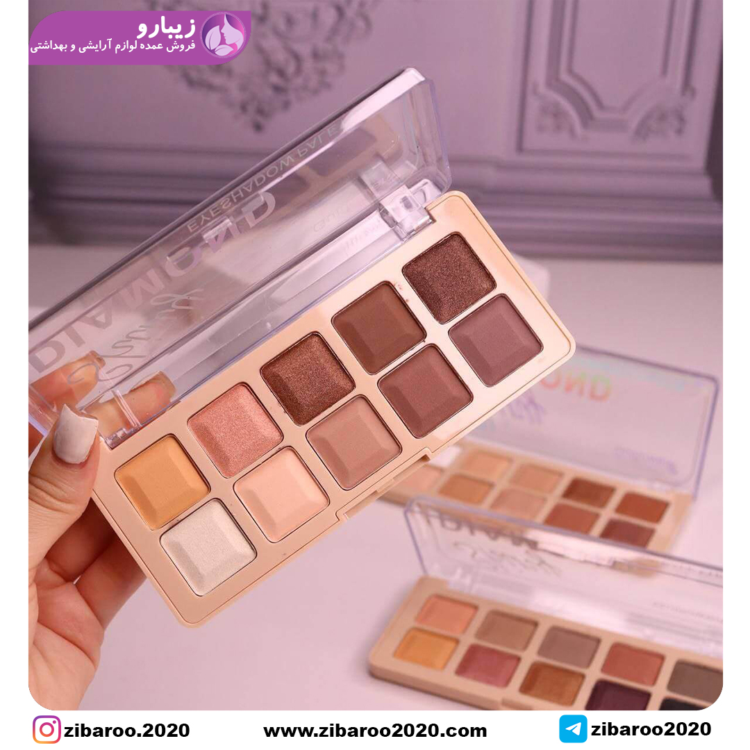 پالت سایه ۱۰ رنگ نود Gulflower - Image 3