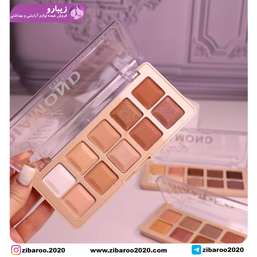 پالت سایه ۱۰ رنگ نود Gulflower - Image 6