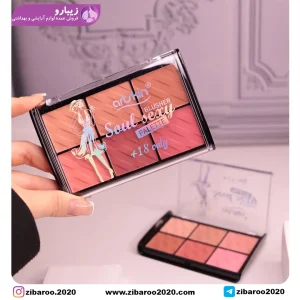 پالت رژگونه ۶ رنگ آرت اسکین