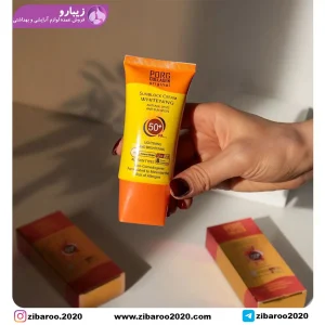 ضد آفتاب رنگی پرگ کلاژن(مدل نچرال)