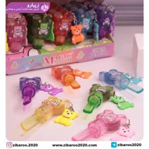 برق لب حرارتی آویز دار خرسی برند مجیک