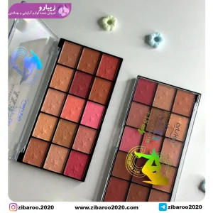 پالت رژگونه 15 رنگ آرت اسکین