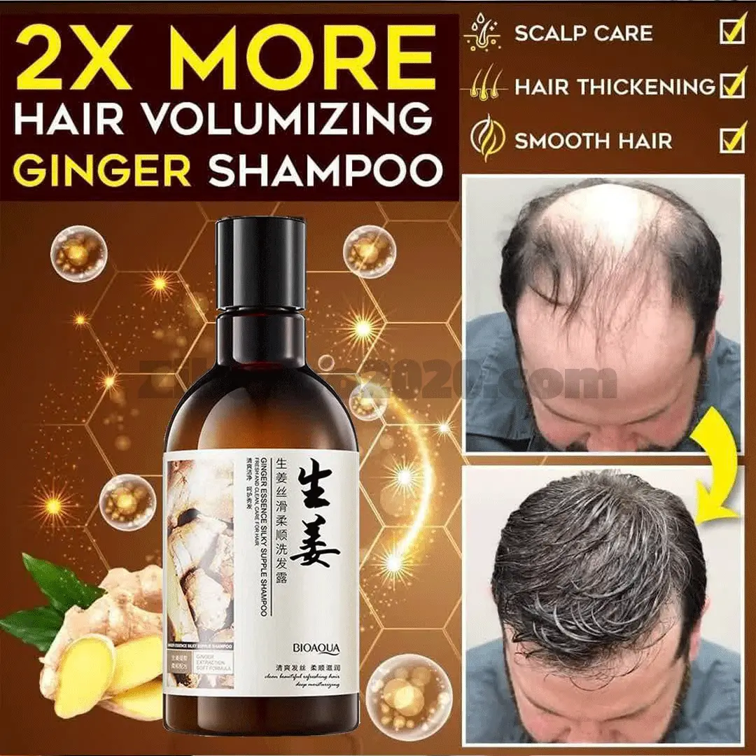 شامپو ضد ریزش مو عصاره زنجبیل بیوآکوا 250ml