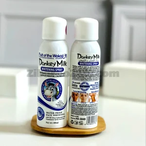 اسپری ضدآفتاب سفیدکننده و آبرسان شیر الاغ WOKALI(spf90)