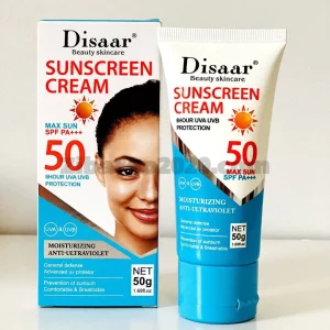 ضدآفتاب حاوی vc spf50 بی رنگ دیسار