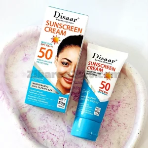 ضدآفتاب حاوی vc spf50 بی رنگ دیسار