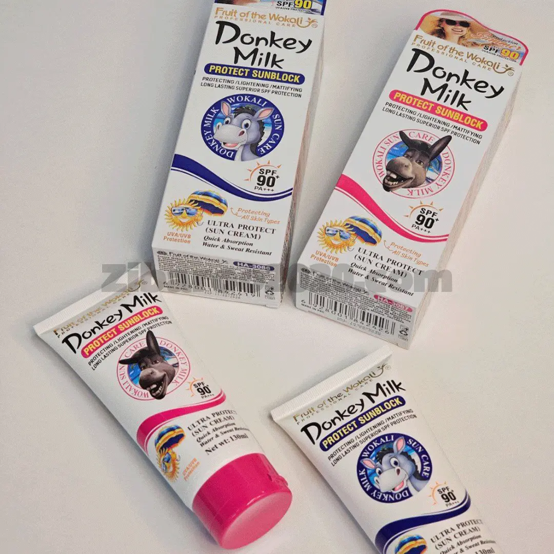 کرم ضد آفتاب شیر الاغ وکالی SPF90