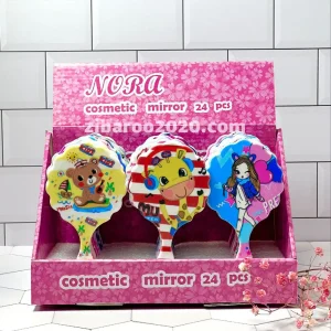 آینه عروسکی گرد دسته دار