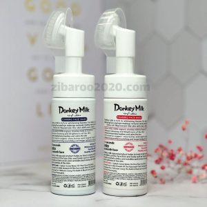 فوم شستشو صورت براش دار شیر الاغ DONKEY
