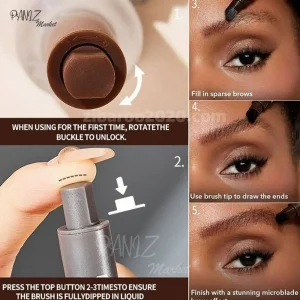 هاشور ابرو  مدل استامپی برند اورجینال (DA LELIP)