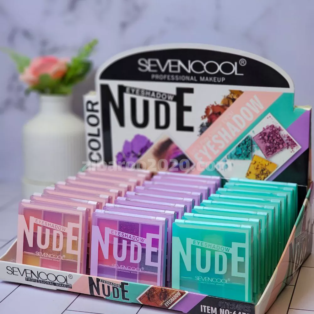 پالت سایه 9 رنگ برند SEVENOOL مدل (NUDE) - Image 7