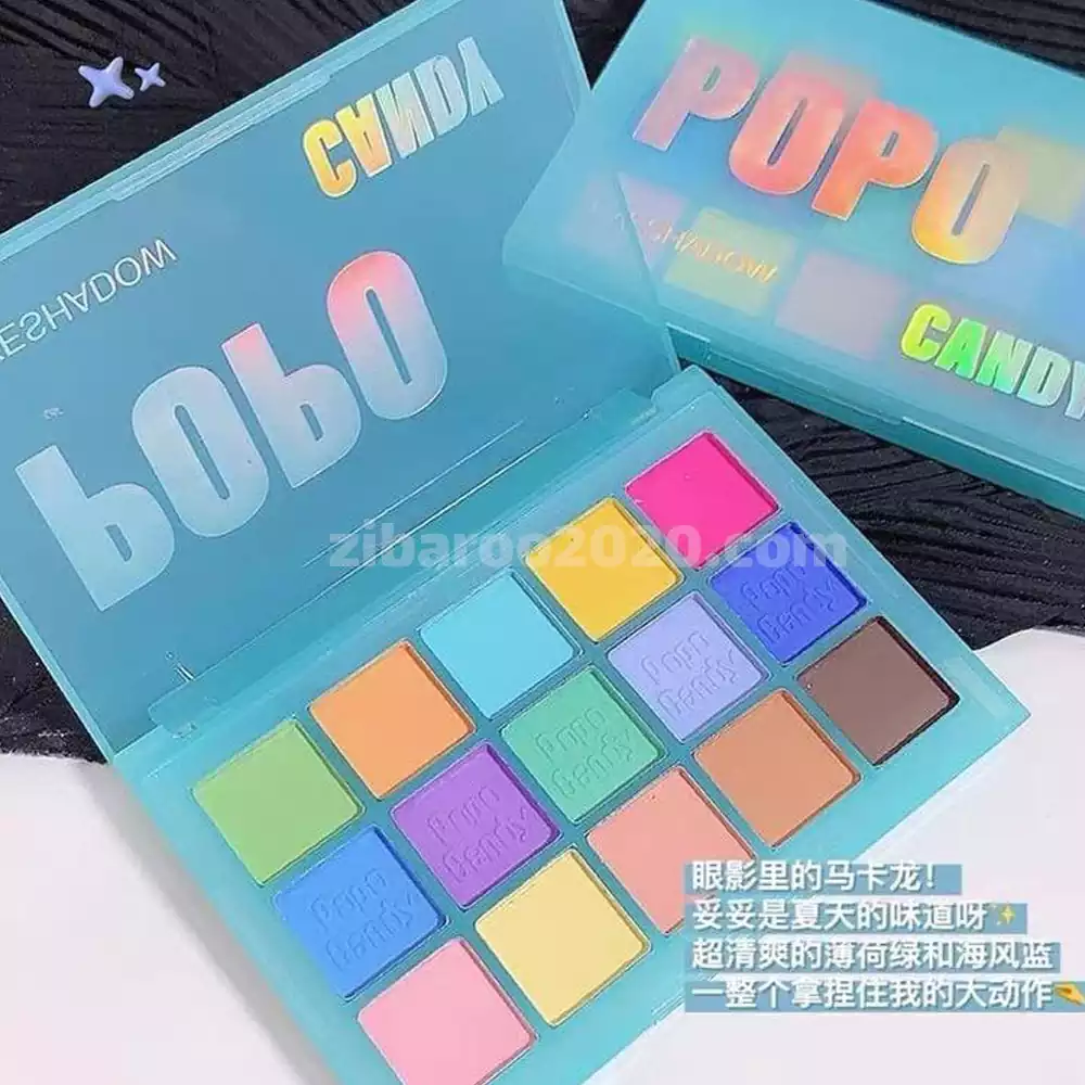 پالت سایه پانزده رنگ پوپو کندی POPO - Image 3