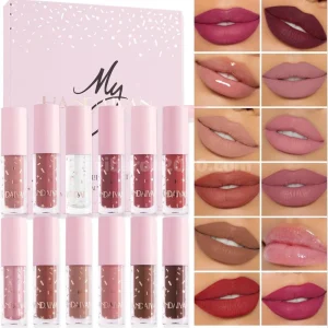 پک رژ لب مایع هندیان دوازده عددی (طرح جدید )