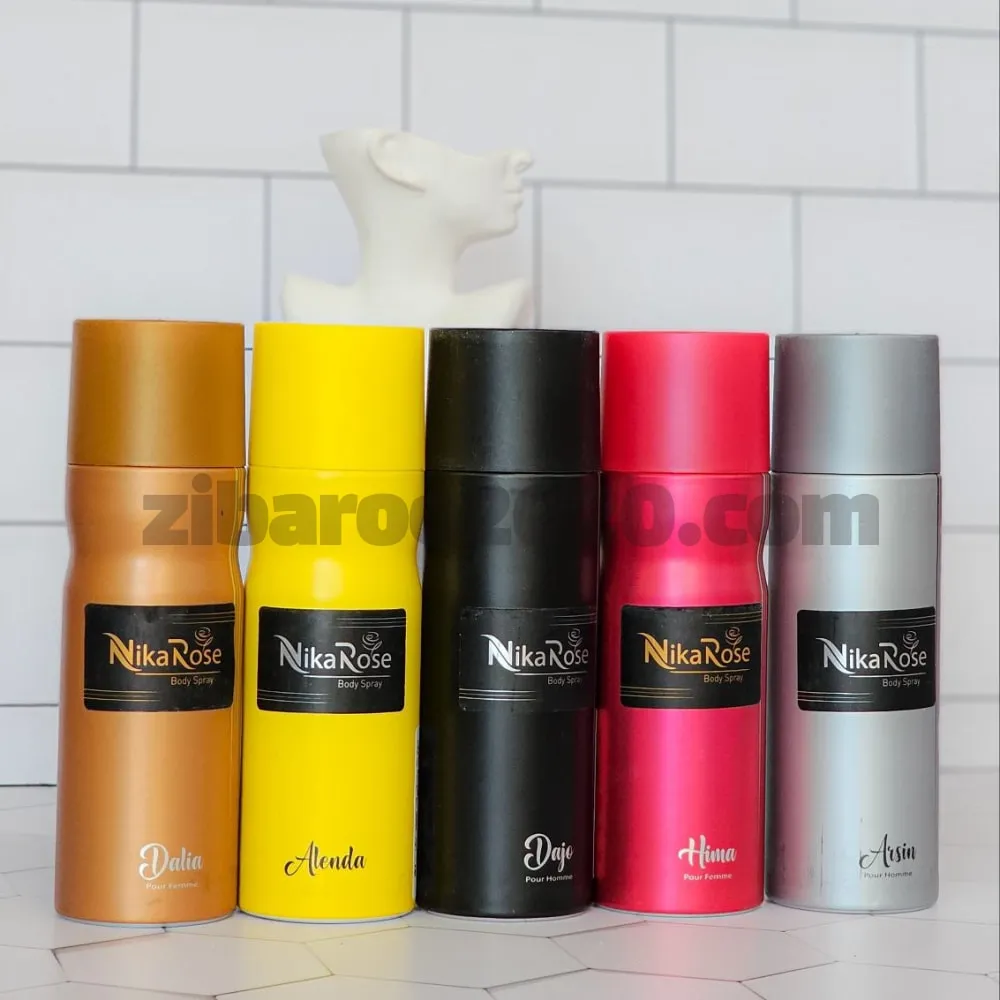اسپری بدن پاستیلی نیکارز NIKA ROSE میل ۲۰۰ - Image 5