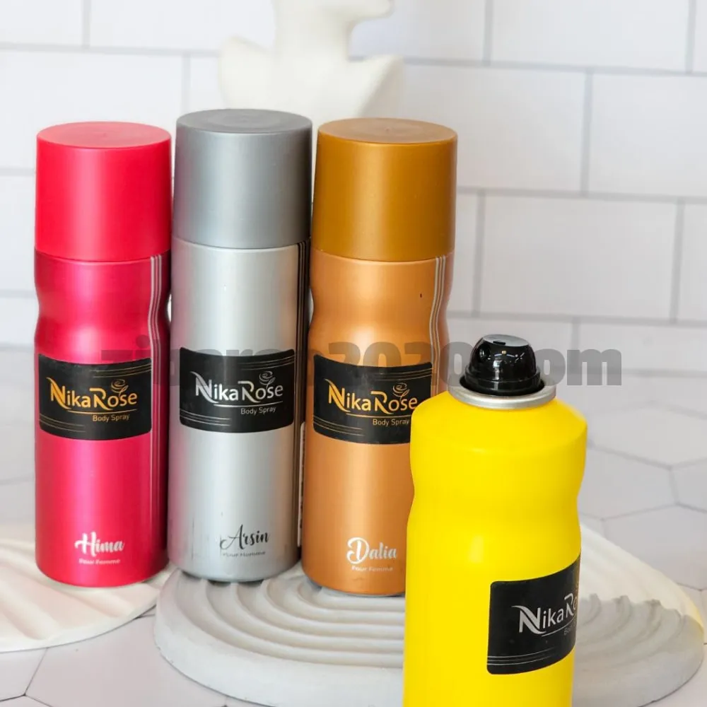 اسپری بدن پاستیلی نیکارز NIKA ROSE میل ۲۰۰ - Image 4