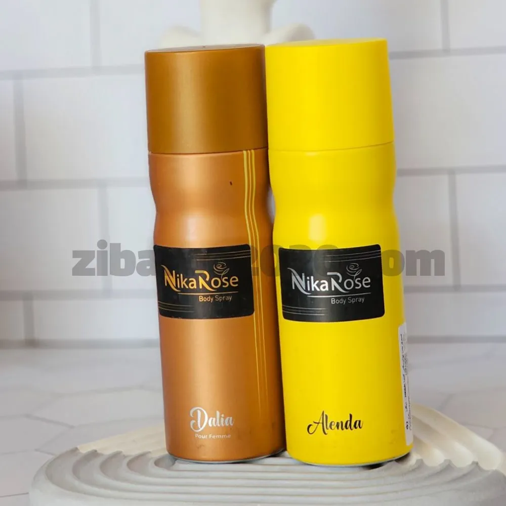 اسپری بدن پاستیلی نیکارز NIKA ROSE میل ۲۰۰ - Image 2