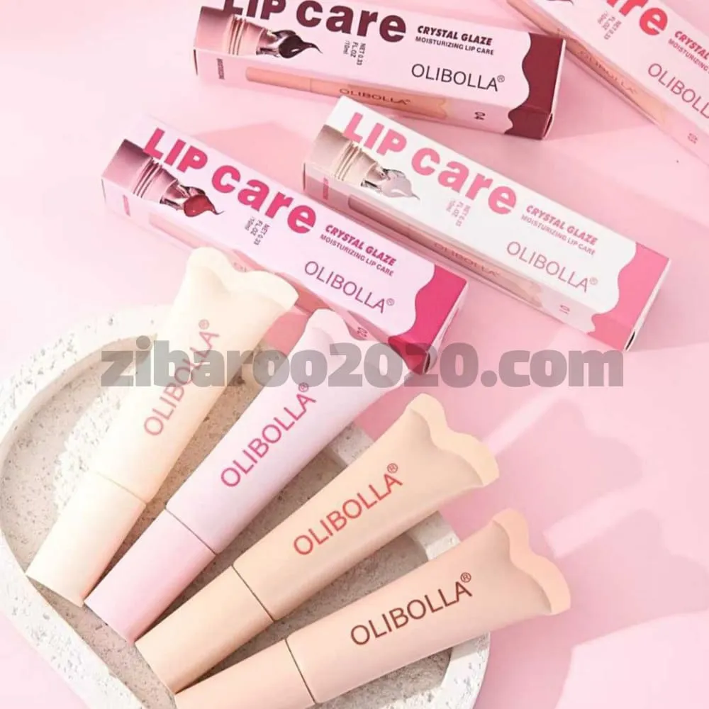 رژ خیس مایع کریستالی تیوپی دو کاره اولیبولا Olibolla