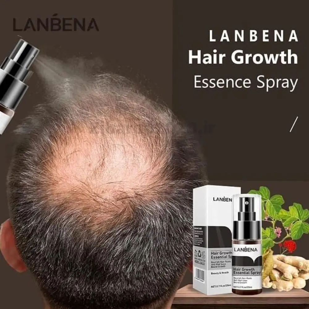 اسپری محرک رشد و ضدریزش مو لانبنا - Image 3