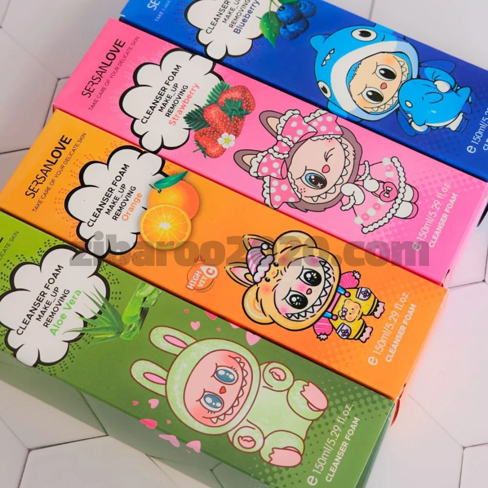 فوم شستشو براش دار طرح عروسک لبوبو