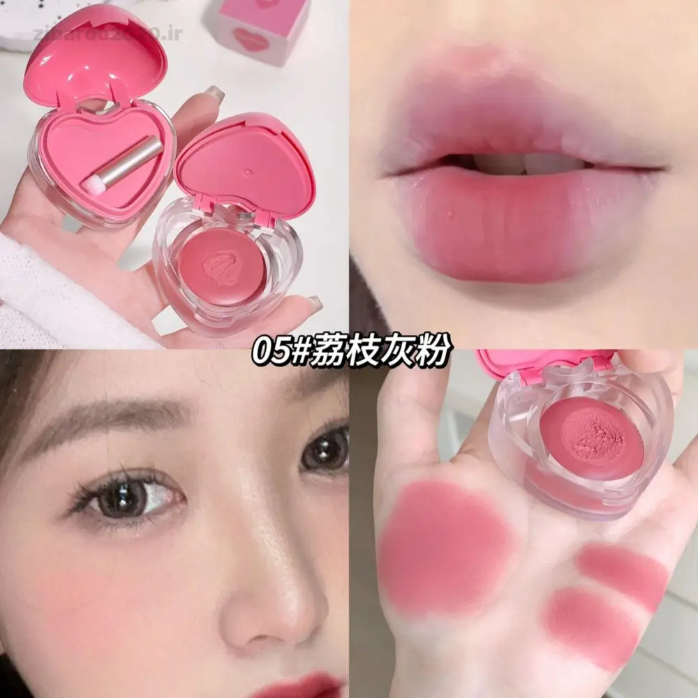 موس لیب و گونه کاسه ای قلبی برند gege bear کره ای - Image 5