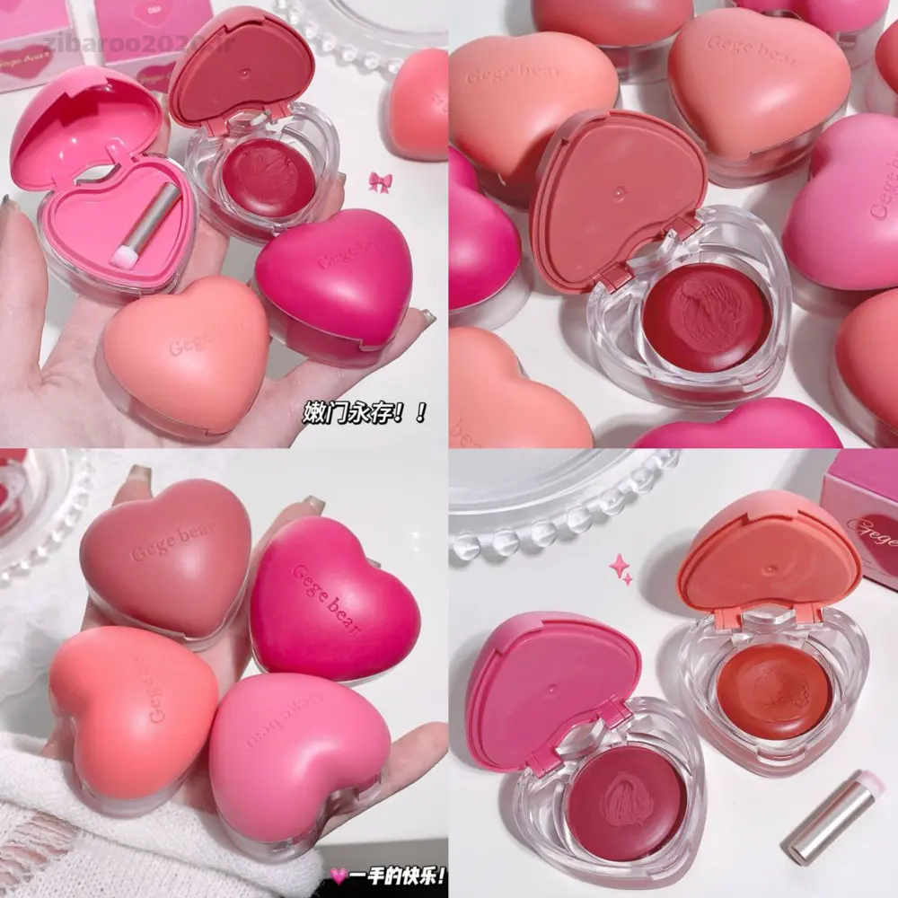 موس لیب و گونه کاسه ای قلبی برند gege bear کره ای