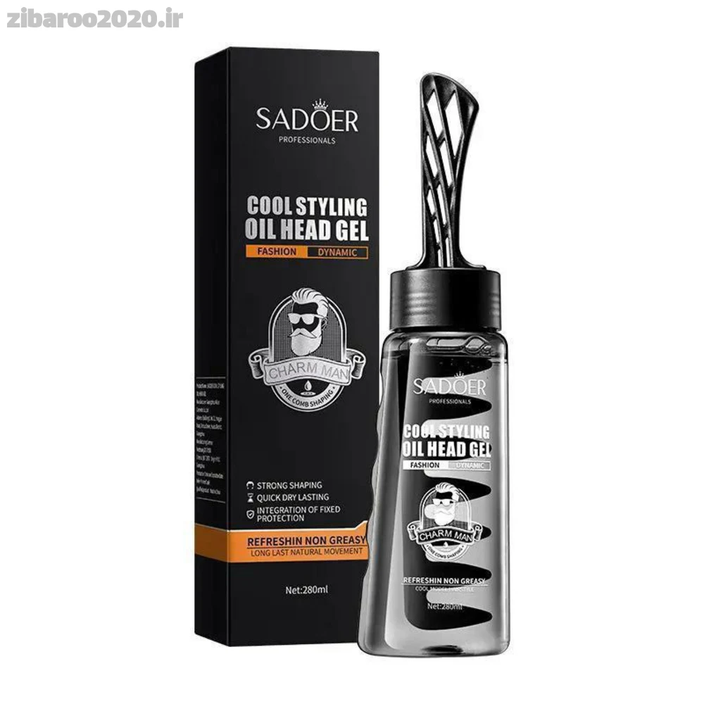 ژل خیس مو شانه دار وحالت دهنده sadoer