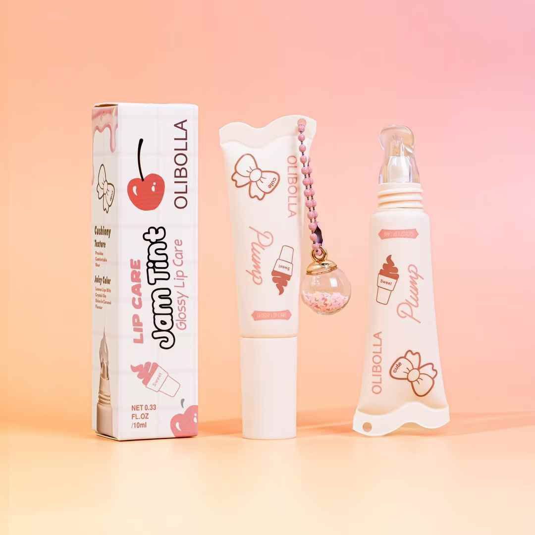 رژ خیس مایع کریستالی تیوپی بستنی اولی بولا Olibolla lip gloss no la-l275