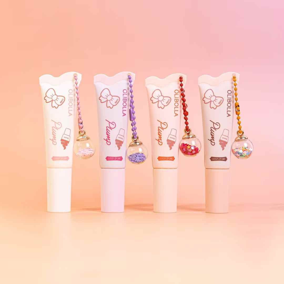 رژ خیس مایع کریستالی تیوپی بستنی اولی بولا Olibolla lip gloss no la-l275 - Image 2