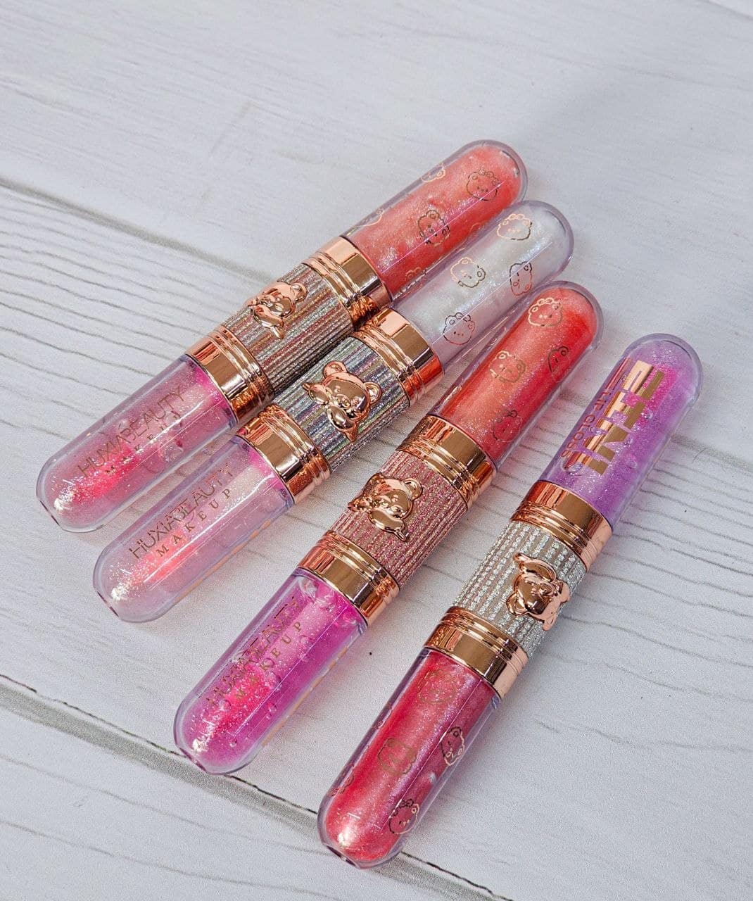 شاین لب و برق لب دو طرفه هگزابیوتی Huxia beauty - Image 4