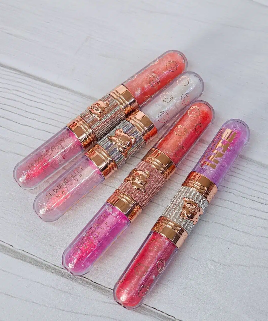 شاین لب و برق لب دو طرفه هگزابیوتی Huxia beauty - Image 4