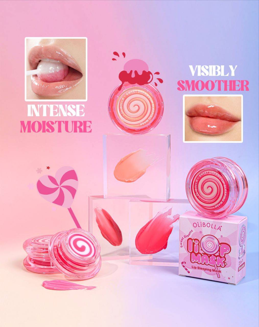 ماسک خواب لب|Lip Sleeping Mask برند OLIBOLLA اولیبولا - Image 5