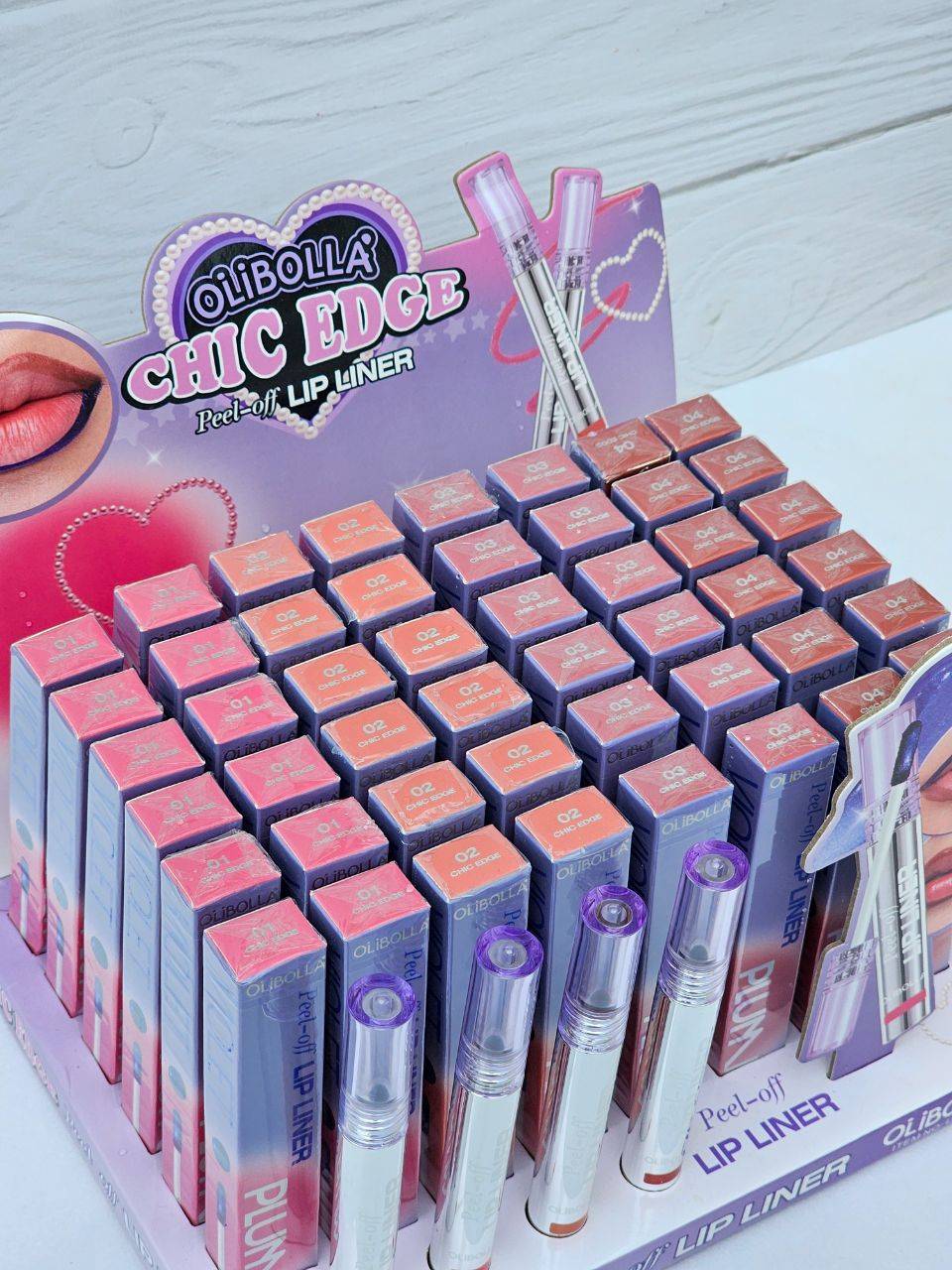 رژ لب و خط لب پیلاف اولیبولا مدل PLUMP| Peel-Off Lip Liner حرفهای - Image 3
