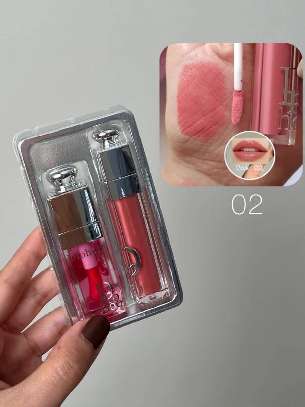 پک رژ و برق لب طرح دیور Drohoo - Image 3