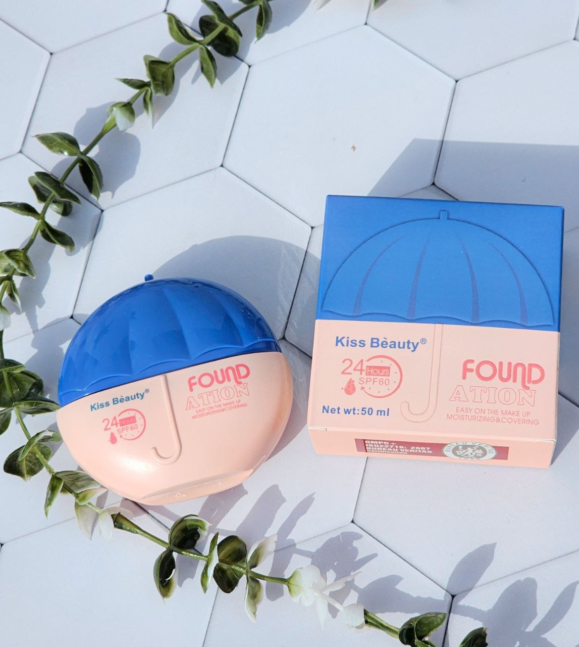 ضد آفتاب آبرسان Kiss Beauty مدل Umbrella – با SPF60 و ماندگاری 24 ساعته - Image 8