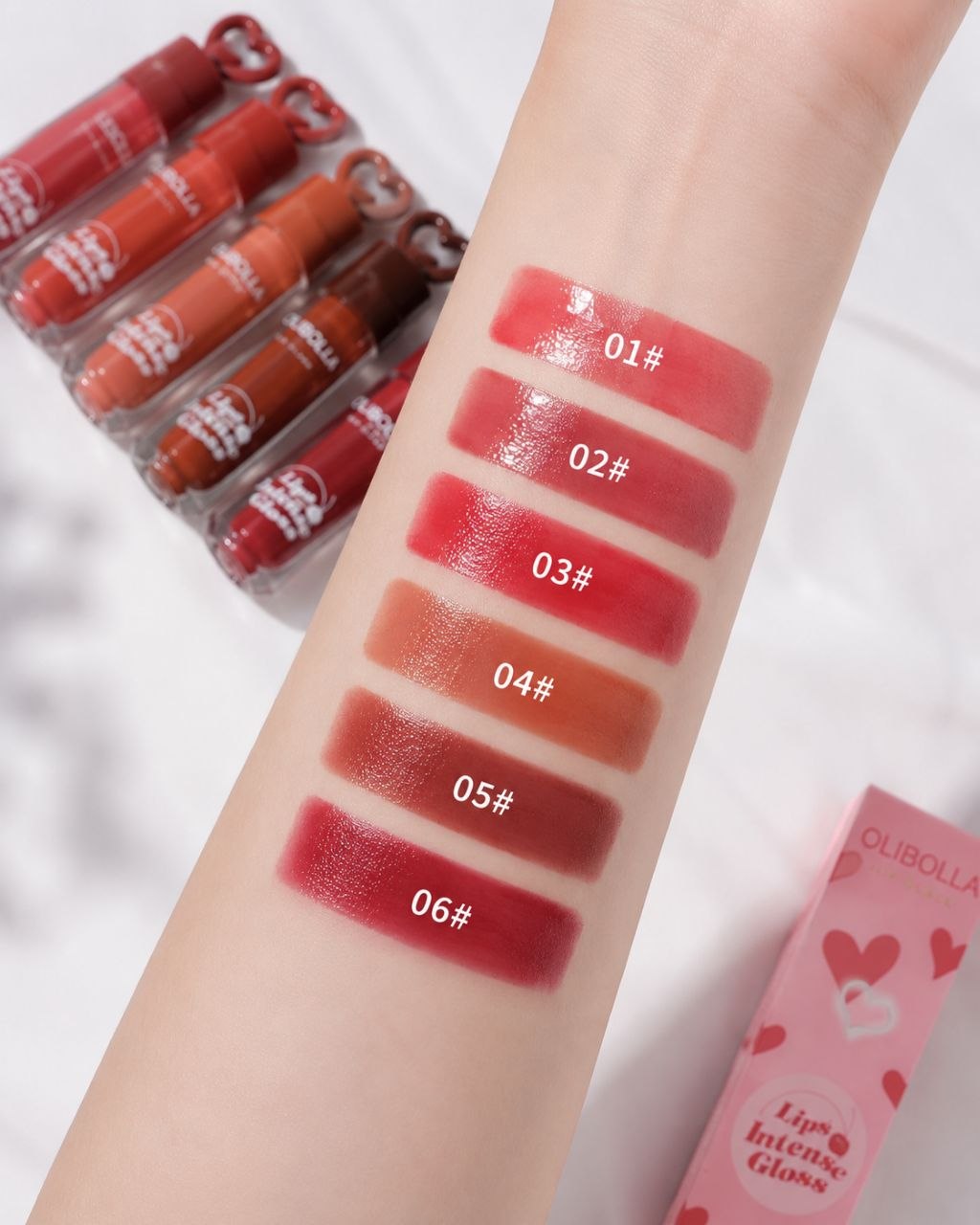 لیپ گلاس ژلهای کریستالی اولیبولا (OLIBOLLA Jelly Crystal Lip Glaze) - Image 10