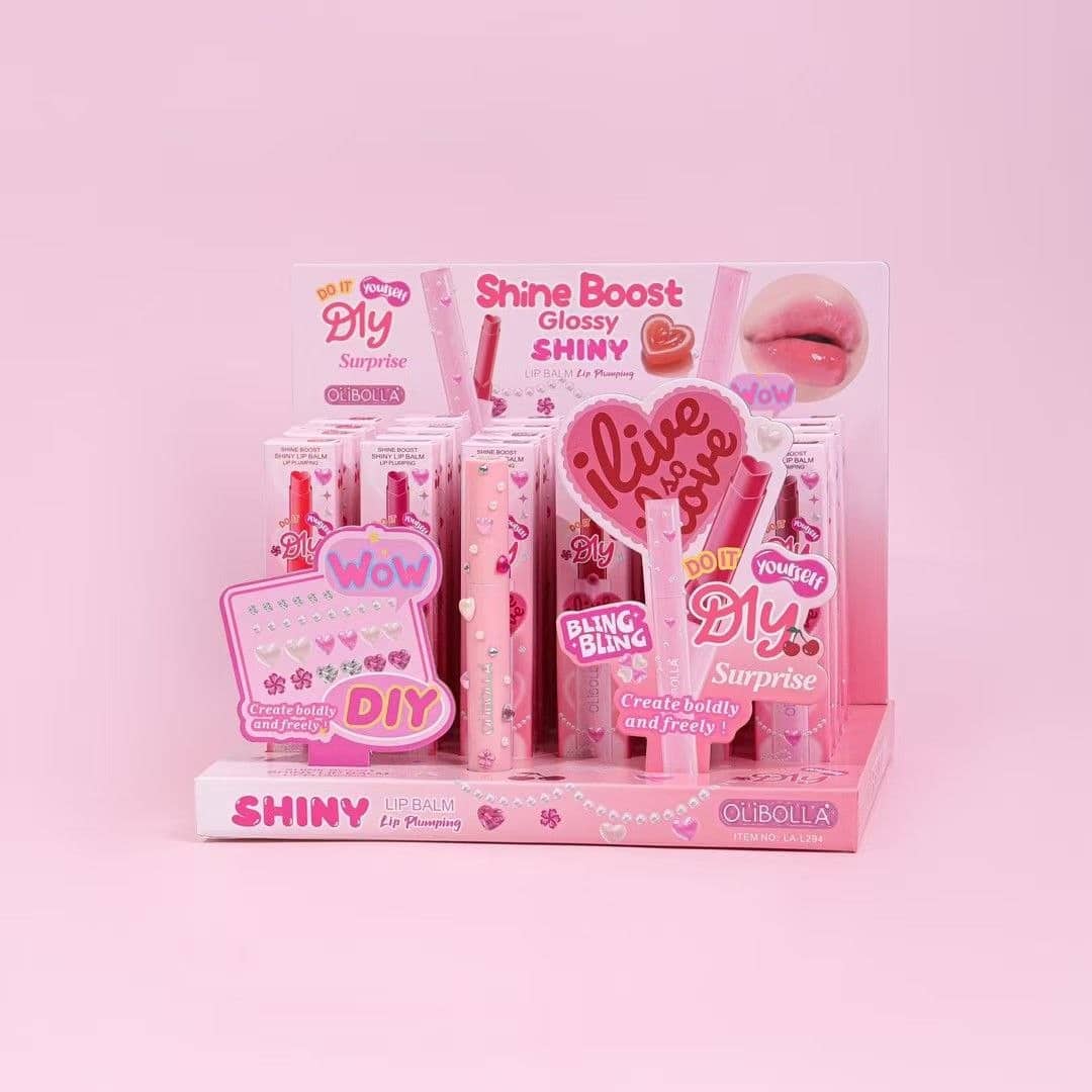 بالم لب براق و حجمدهنده نگیندار اولیبولا (OLIBOLLA) مدل DIY Shine Boost - Image 3