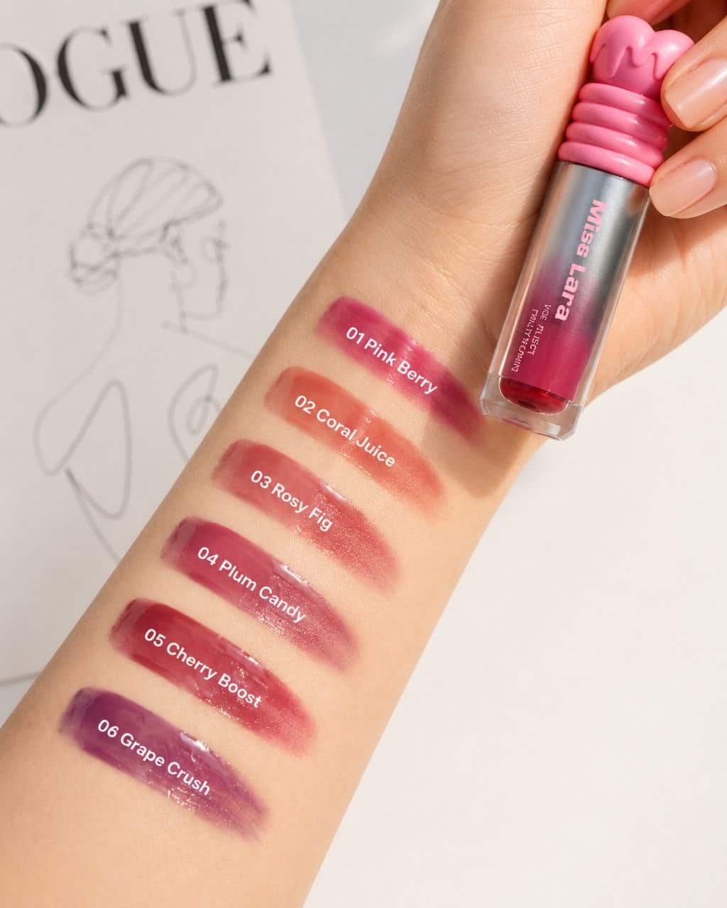 تینت لب میس لارا طرح قلبی MISS LARA–The Juicy Lasting Tint Mini - Image 2