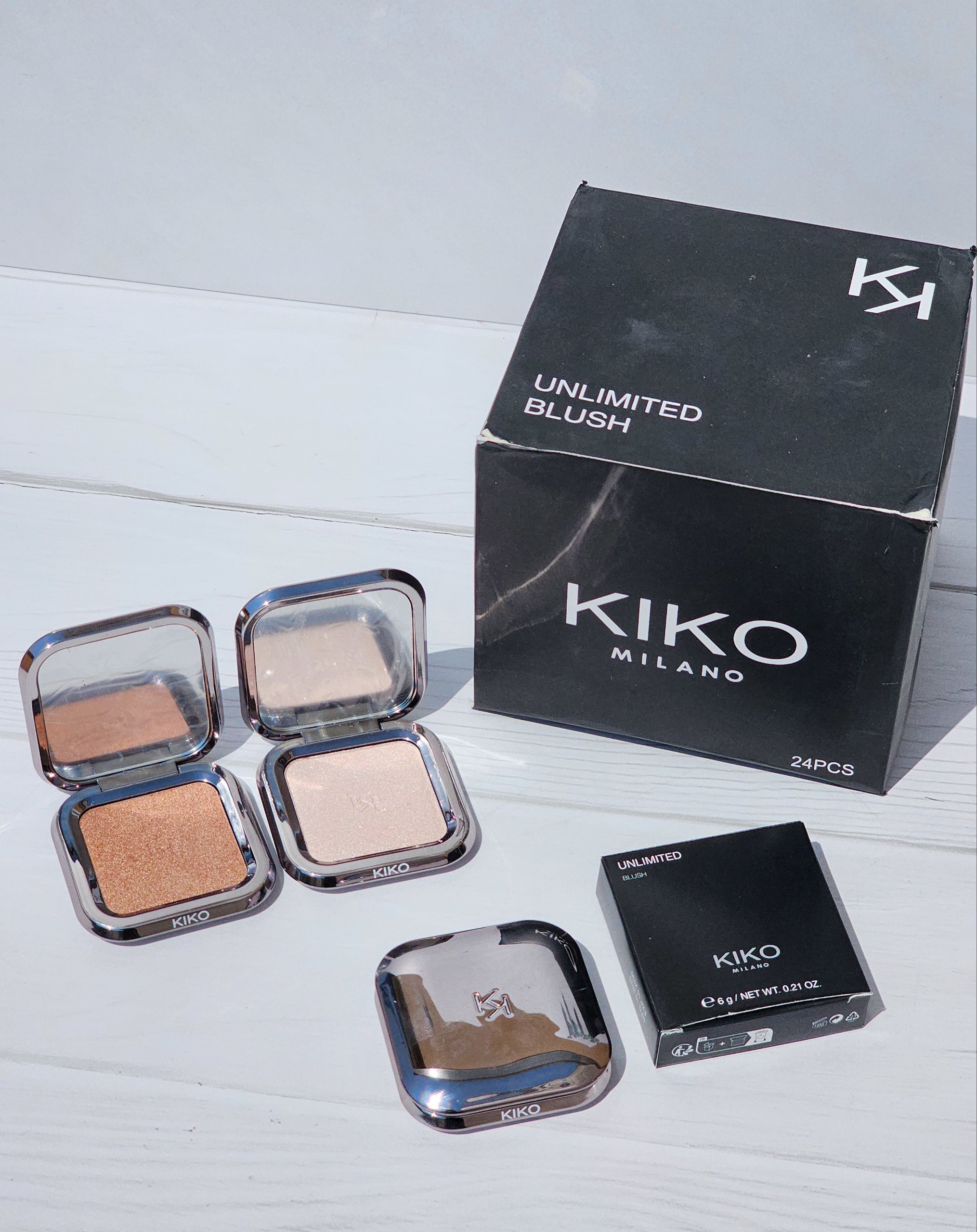 رژگونه و هایلایتر پودری KIKO MILANO - تصویر 4