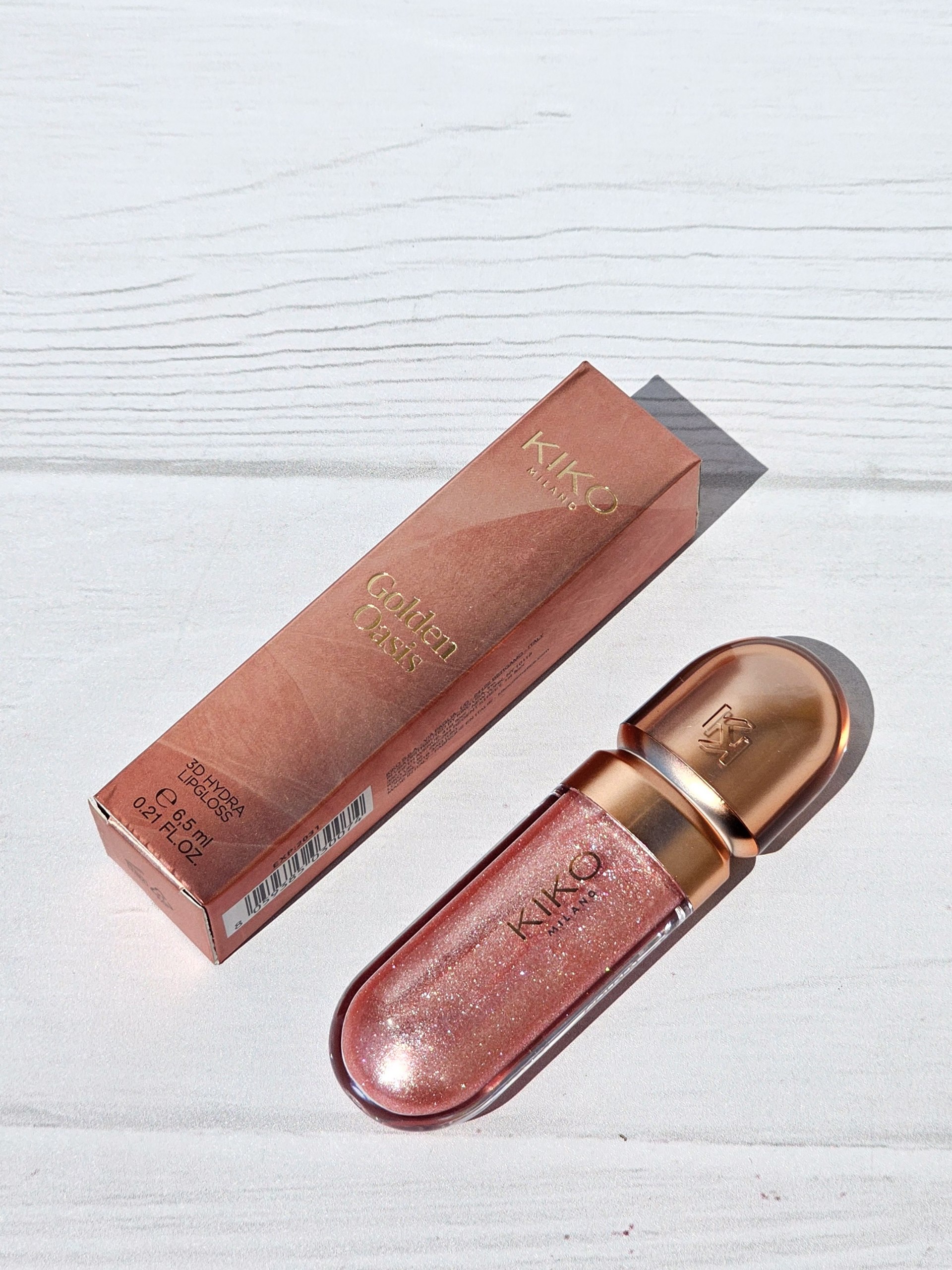 لیپ گلاس کیکو KIKO مدل Golden Oasis - تصویر 5