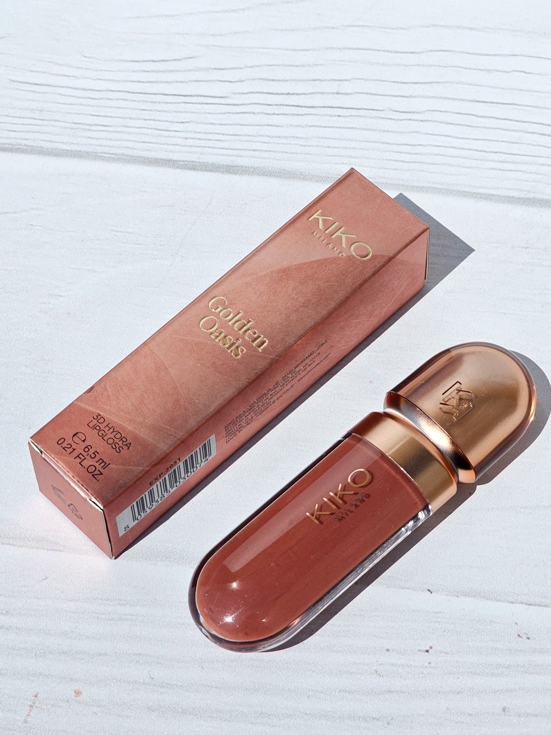 لیپ گلاس کیکو KIKO مدل Golden Oasis - تصویر 6