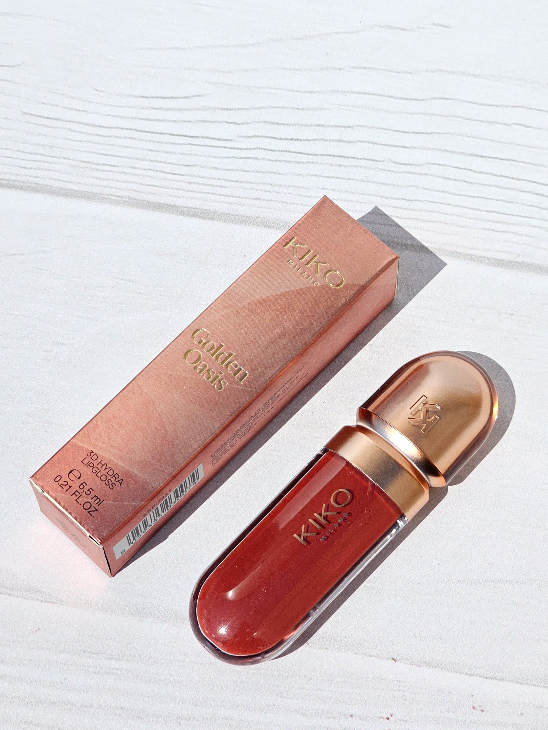 لیپ گلاس کیکو KIKO مدل Golden Oasis - تصویر 8