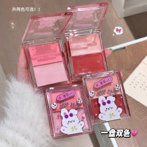 رژگونه کرمی دو رنگ GEGE BEAR طرح خرگوش